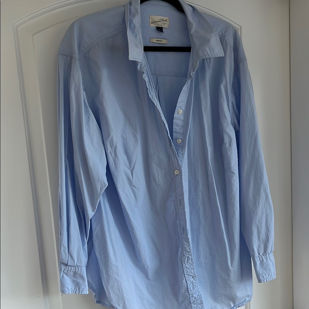 Oversized button up